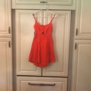 Woman’s Red Sundress